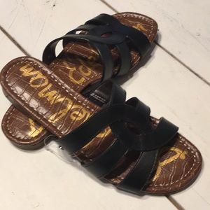 NWOT Sam Edelman black sandals